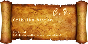 Czibulka Vivien névjegykártya