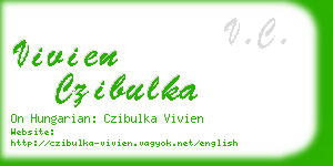 vivien czibulka business card